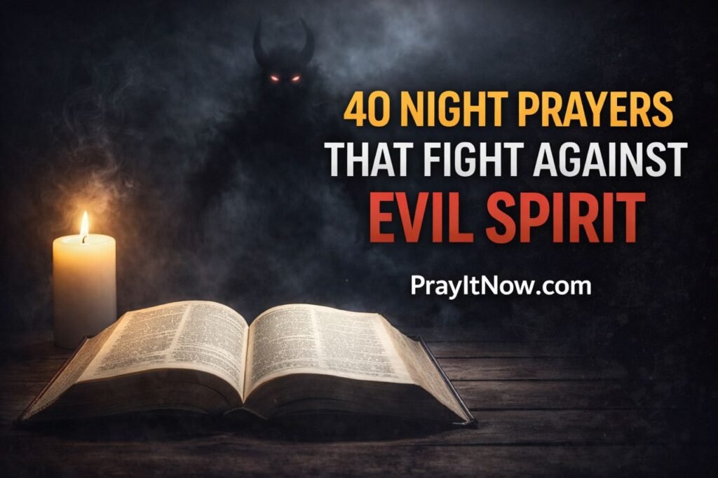 40 Night Prayers That Fight Against Evil Spirit