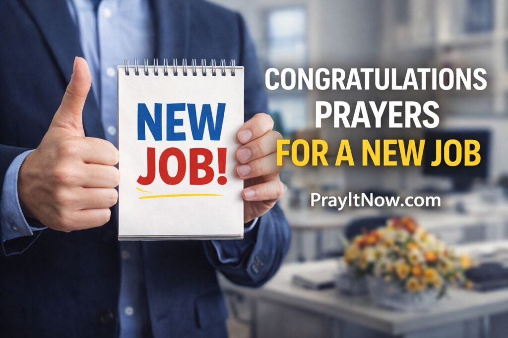 Congratulations Prayers For A New Job