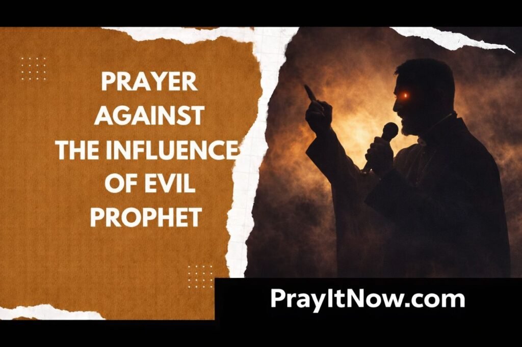 Prayer Against The Influence Of Evil Prophet.
