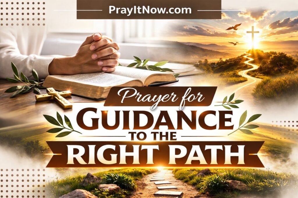 Prayer For Guidance To The Right Path