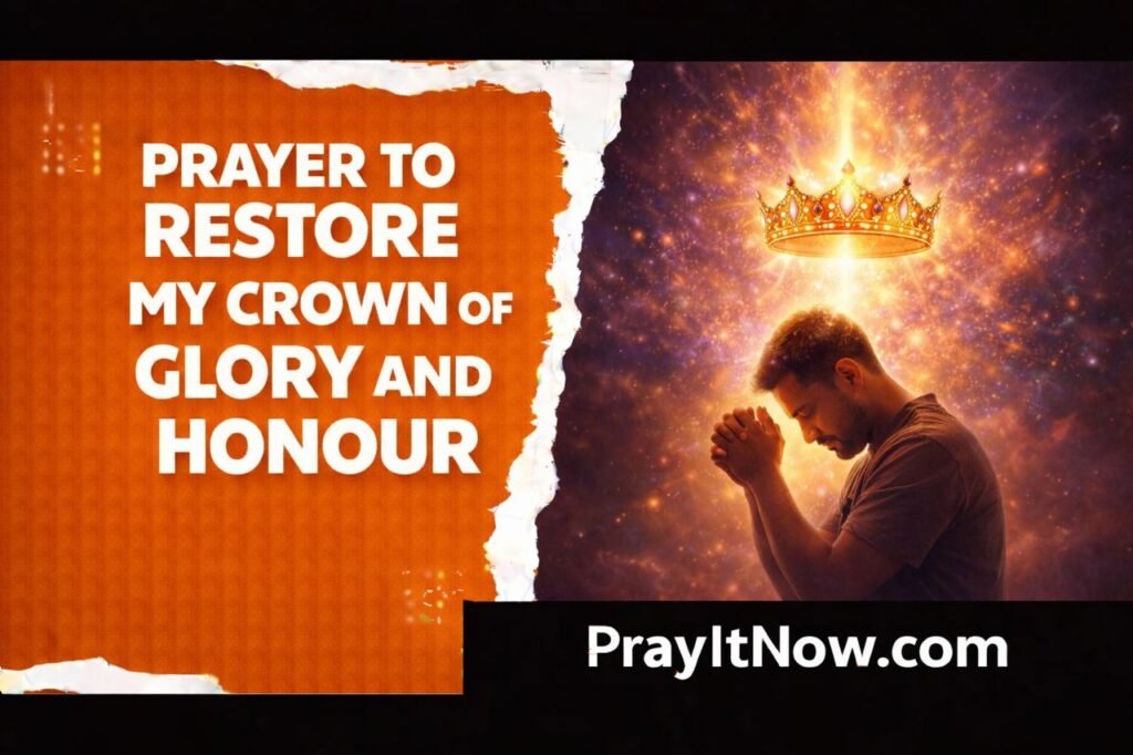 Prayer To Restore My Crown Of Glory And Honour