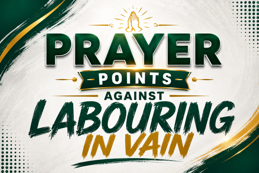 Labouring in vain is not necessarily the absence of effort; it is the painful experience of putting forth effort without receiving the fruit.