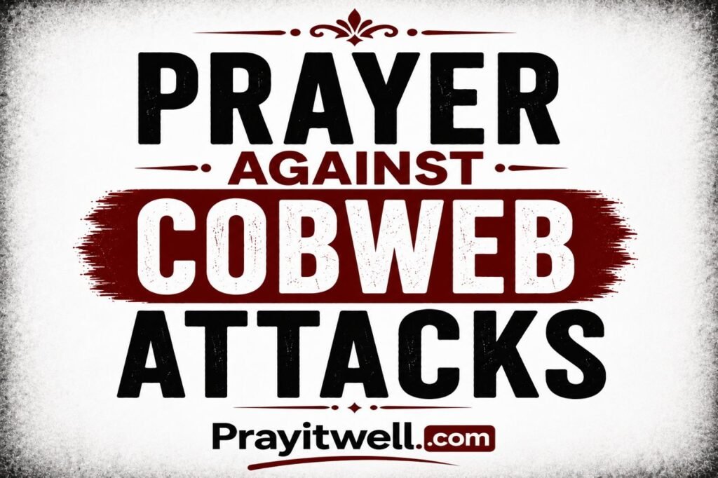 Cobwebs are often associated in spiritual warfare with invisible entanglements, persistent hindrances, satanic oppression, and stagnation.