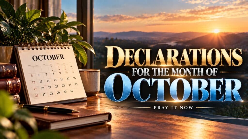 Every new month carries opportunities, decisions, encounters, battles, responsibilities, and blessings that we cannot see beforehand.